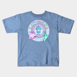 Narwhals Doing Yoga Kids T-Shirt